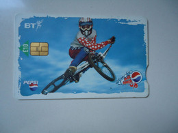 UNITED  KINGDOM  USED CARDS L10   CYCLING  BIKES - Autres & Non Classés