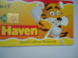 UNITED  KINGDOM  USED CARDS  HAVEN TIGER - Andere & Zonder Classificatie