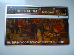 BELGIUM   USED CARDS PAINTING MUSEUM - Autres & Non Classés