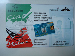 BELGIUM   USED CARDS ADVERSISING - Otros & Sin Clasificación