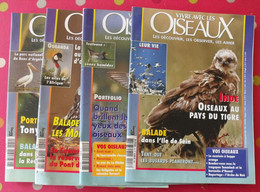 4 Revues Vivre Avec Les Oiseaux 2002 Et 2004. Fou De Bassan Inde Sein Busard Loire Chouette Martin-pêcheur Pélican - Tierwelt