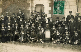 La Montagne * Carte Photo * La Fanfare Du Village * Orchestre Musique Musiciens * 1913 - La Montagne