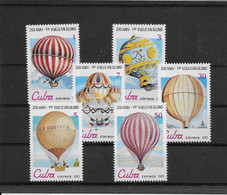 Thème Montgolfières - Ballons - Cuba - Timbres Neufs ** Sans Charnière - TB - Fesselballons