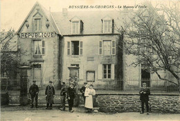 Bussière St Georges * La Maison D'école * école Village Et Mairie - Autres & Non Classés