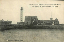 Plougonvelin * La Pointe St Mathieu * Vue Générale Des Ruines De L'abbaye * Le Phare Lighthouse * Environs Du Conquet - Plougonvelin