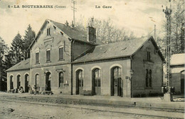 La Souterraine * La Gare * Ligne Chemin De Fer De La Creuse - La Souterraine