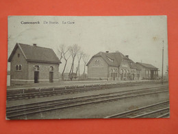 Kortemark - Cortemarck  De Statie - La Gare   ( 2 Scans ) - Kortemark