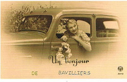 90 UN BONJOUR  DE  BAVILLIERS   CPM  TBE  VR986 - Offemont