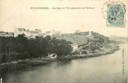 Douarnenez * La Gare Et Vue Générale De Tréboul - Douarnenez