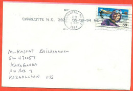 United States 1994. Harriet Quimby Pioneer Pilot. The Envelope   Passed The Mail. Airmail. - Aerei