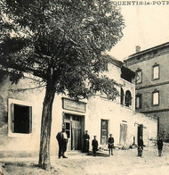 St Quentin La Poterie * Débit De Tabac Tabacs , Place De L'horloge - Otros & Sin Clasificación