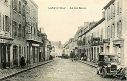 Landivisiau * La Rue Neuve * Hôtel Du Commerce * Tailleur FAUJOUR * Automobile Voiture Ancienne De Marque ? - Landivisiau