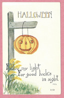 HALLOWEEN - Follow My Light For Good Luck's In Sight - Citrouille - Pumpkin - Kürbis - Halloween