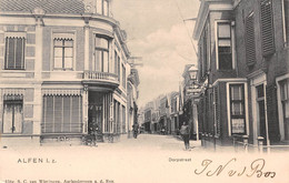 CPA -  Pays Bas, ALFEN, Dorpsstraat, 1903 - Alphen A/d Rijn