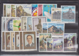 LUXEMBOURG    1990         ( Neufs Sans Charniéres )            COTE   51 € 55 - Ganze Jahrgänge