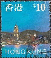 HONG KONG 1997 Hong Kong Skyline - $10 - Multicoloured FU - Used Stamps