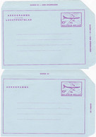 2 Scans 4 Aérogrammes Différents - Aerogrammi