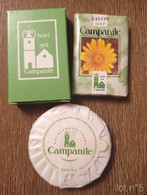 LOT DE 3 MINIS SAVONS HOTEL CAMPANILE - Produits De Beauté