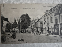 CPA COLOMBES - La Mairie Et La Place - Colombes