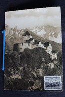 PH 150 - Shloss Vaduz, F. Liechtenstein Circulé 1948 De Vaduz Vers Brugge - Liechtenstein