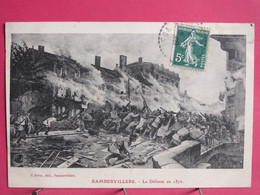 88 - Rambervillers - La Défense En 1870 - 1909 - R/verso - Rambervillers