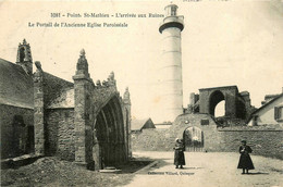 Plougonvelin * La Pointe St Mathieu * L'arrivée Aux Ruines * Le Phare Lighthouse - Plougonvelin