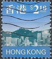 HONG KONG 1997 Hong Kong Skyline - $2.10 - Turquoise And Blue FU - Gebruikt