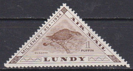 Lundy, 1954 - 1p Emissione Privata - MNH** - Non Classificati