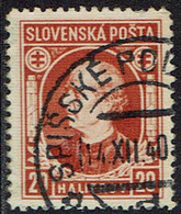 Slowakei 1939, MiNr 37xa, Gestempelt - Gebraucht
