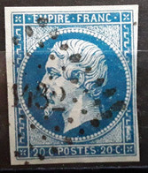 Empire No 14 A Obl Pc 1432 De LE GRAND FOUGERAY, Ille Et Vilaine ,  Indice 7, Belle Frappe TB - 1853-1860 Napoléon III