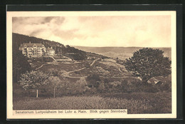 AK Lohr Am Main, Blick Auf Das Sanatorium Luitpoldheim, Blick Gegen Steinbach - Lohr