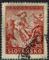 Slowakei 1939, MiNr 45a, Gestempelt - Usati