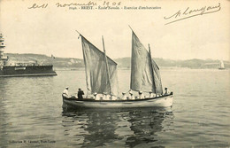 Brest * école Navale * Exercice D'embarcation * Marins - Brest