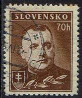 Slowakei 1939, MiNr 68ya, Gestempelt - Gebruikt
