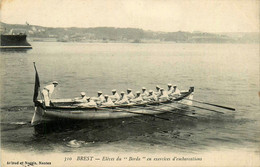 Brest * école Navale * Les élèves Du BORDA En Exercice D'embarcation * Marins * Marine Nationale - Brest