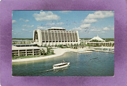 Delcampe - USA Florida Bay Lac The Futuristic Comtemporary Ressort Hotel   Space Montain Of The Magic Kindom's   Walt Disney World - Disneyworld