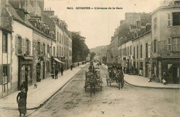 Quimper * Avenue De La Gare * Buvette De La Salle * Attelage Diligence - Quimper