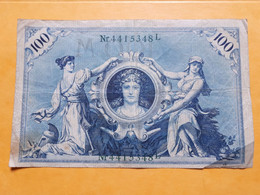 ALLEMAGNE 100 MARK 1908 CACHET VERT - 100 Mark