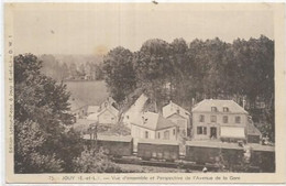 D 28. JOUY. AVENUE DE LA GARE.  TRAIN - Jouy