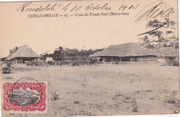 CONGO BELGE  1913    CARTE POSTALE DE LEOPOLDVILLE - Briefe U. Dokumente