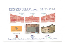 Hojita Sellos EXFILNA 2002 (facial 2,55 €) - Commemorative Panes