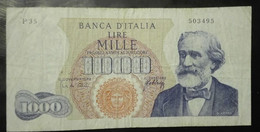 REPUBBLICA ITALIANA  1000 LIRE  VERDI CIRCOLATA - 1000 Lire