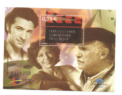 Hojita Sellos CINE Español (facial 0,75 €) - Commemorative Panes