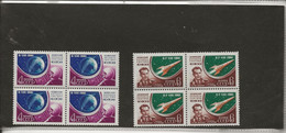 RUSSIE - SERIE COSMOS N° 2452 Et 2453- BLOC DE 4 NEUF SANS CHARNIERE  -ANNEE 1961 - Unused Stamps