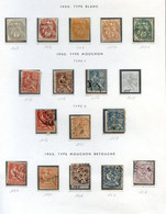 TIMBRES FRANCE REF260121...Lot De TIMBRES Type BLANC, MOUCHON ...... Oblitérés - Other & Unclassified