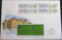 DEUTSCHLAND 1982 Mi-Nr. MH 24 + BERLIN MH 13 Markenheft - FDC - 1981-1990