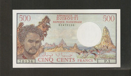 Djibouti, 500 Francs, 1979-1988 ND Issue - Dschibuti