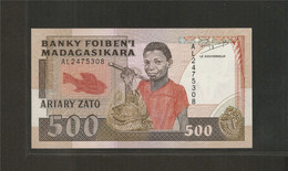 Madagascar, 500 Francs, 1988-1993 ND Issue - Madagascar