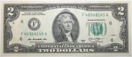 USA - 2 Dollars - 2013 - PICK 538F - NEUF - Federal Reserve Notes (1928-...)