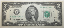 USA - 2 Dollars - 2013 - PICK 538F - NEUF - Billets De La Federal Reserve (1928-...)